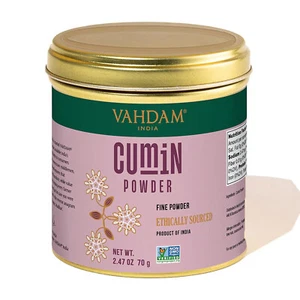 VAHDAM, Cumino in polvere (2,47 oz/70 g) 100% crudo cumino intero macinato - Foto 1 di 7