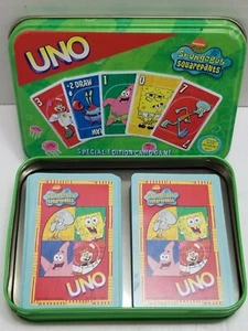 UNO SpongeBob Squarepants Special Edition Card Game In Collector's Tin 2002 - Picture 1 of 11