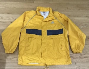 Adidas Windbreaker Jacke L Retro Vintage 80er 90er JACKET Regenjacke mit Kapuze - Bild 1 von 6