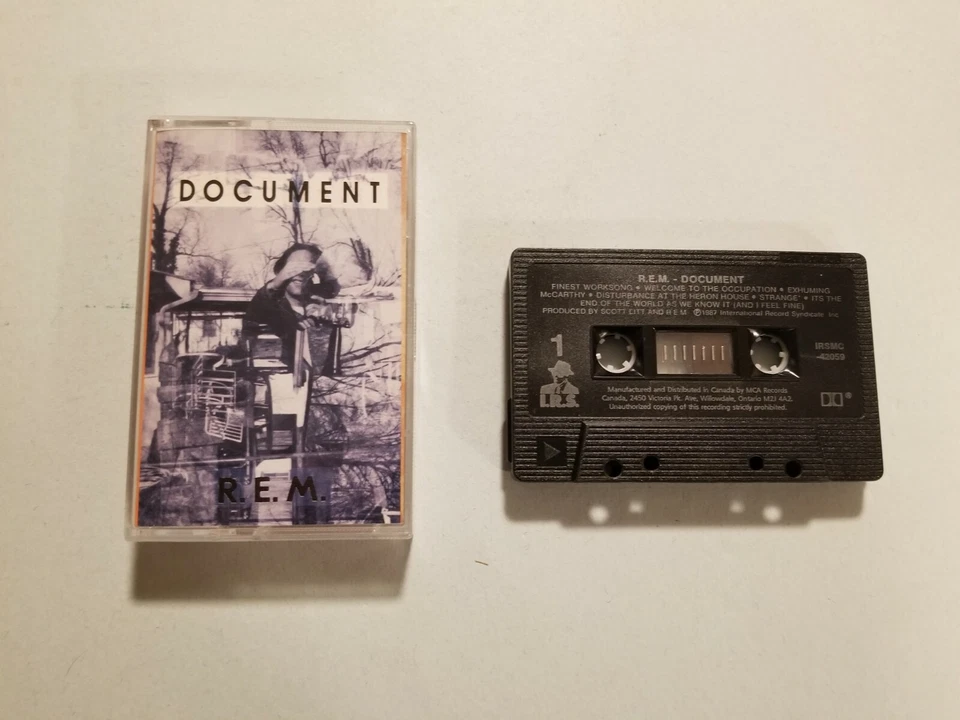 R. E. M. - Document - Cassette Tape  - Image 1 of 1