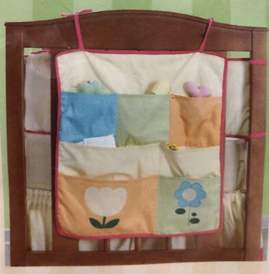 Nursery And Diaper Hanging Organizer On Baby Crib Or Changing Table B1 - Image 1 of 4