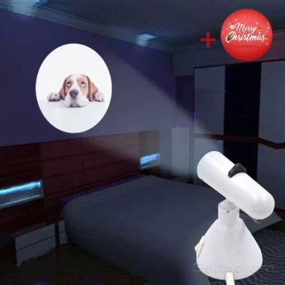 Precioso Perro con Decoración de Navidad Hogar Bar Tienda Interior Proyector LED Luz de Sombra Foto 1 de 4
