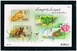 THAILAND 2014 Amphibians (Fauna) S/S - Picture 1 of 1