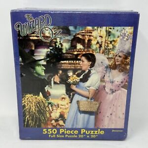 2002 The Wizard of Oz 550 Piece Jigsaw Puzzle 20 x 20" Pressman #4313 Sealed