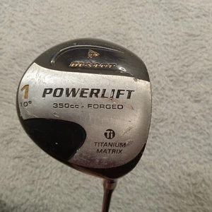 Dunlop Power Lift 350 cc 10 degree 1 Wood Driver RH Titanium Matrix Graphite - Picture 1 of 9