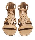 American Eagle By Payless Sloane Slide Mule Sandal Shoes Tan Girls Size 13