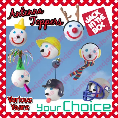 Jack in the Box ANTENA TOPPERS Tenna Topper CAR 'tenna TU ELECCIÓN Foto 1 de 2