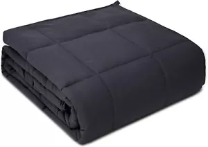 Weighted Blanket 12lbs Queen Size Dark Grey 60"x80" Weighted Blankets for Adults - Picture 1 of 1