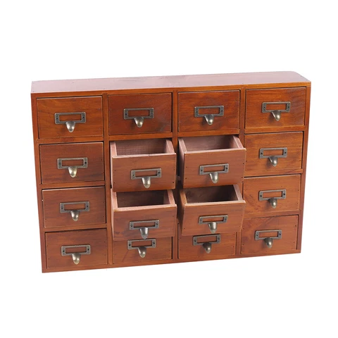 General Store Storage Drawers w/16 Drawers fit Bedroom Office Desk Organization Cover