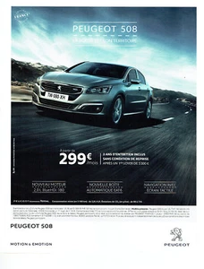 Publicité Advertising 011  2016  la Peugeot 508 berline - Picture 1 of 1