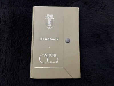 Rolls-Royce Argento Cloud I 1955-58 Proprietari Manuale Numero VII TSD530 OEM - Immagine 1 di 4