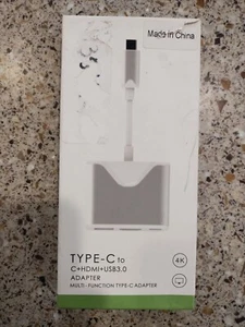 Cable HDMI MOKiN USB-C a 4K 6 ft JCC153G-estuche de aluminio. CAJA ABIERTA. - Imagen 1 de 4