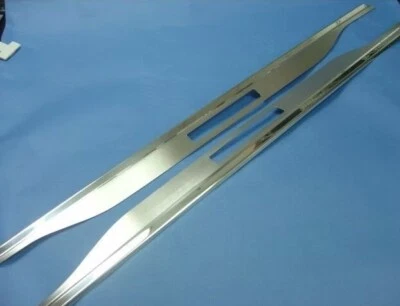 Juego de alféizares de 2 puertas de acero inoxidable + luces LED MB para Mercedes Benz R129 Clase SL. Foto 1 de 4