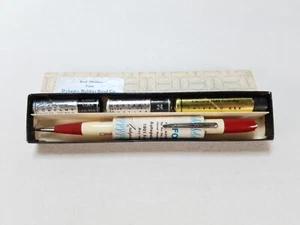 Calendario Publicitario Lápiz Punto Automático Vintage Caja Original con Plomos y Gomas de Borrar Nuevo de Lote Antiguo - Imagen 1 de 10