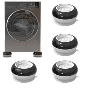 Set 4 Piedini Cuscinetti Antivibrazione Universali Antiscivolo per Lavatrice - Foto 1 di 8