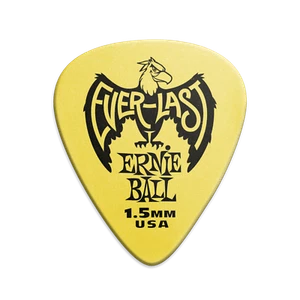 Ernie Ball Everlast Picks 1,50 mm amarillo - paquete de 12 - Imagen 1 de 3