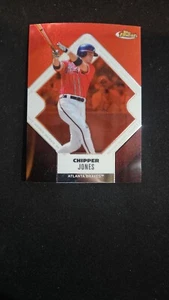 2006 Topps Finest #110 Chipper Jones Atlanta Braves - Picture 1 of 2