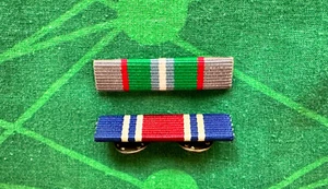 Nastro medaglia di guerra esercito IDF Israele X 2: Yom Kippur anni '70 + Haganah / Palmach anni '50 - Foto 1 di 5
