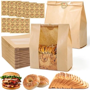 70 Pcs Bread Bags for Homemade Bread With Window Sourdough, 13.78x8.27x3.54 i... - Picture 1 of 8