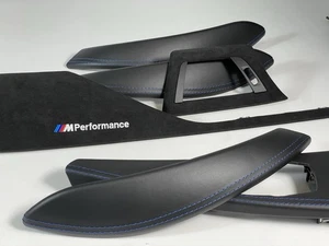 BMW F30 F31 F32 F36 F80 F82 ALCANTARA NAPPA LEATHER interior trim set kit LHD - Picture 1 of 6
