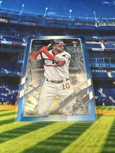 2021 Topps Chrome Ben Baller Edition Blue Refractor /75 Yoan Moncada #186 - Picture 1 of 2