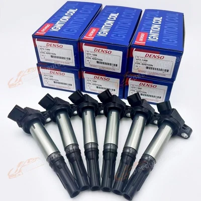 6X Denso Ignition 673-1309 Coil For 2005-24 Toyota/Lexus V6 Engines 90919-02255 - Imagem 1 de 4
