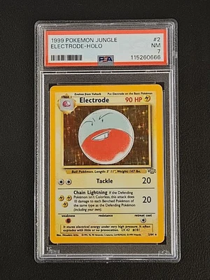 Electrode 2/64 Holo Rare Pokémon 1999 WOTC Jungle Set PSA 7 - Image 1 of 3