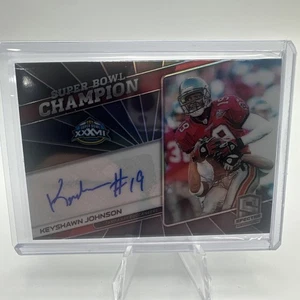 2019 Panini Spectra - Super Bowl Champion Signatures Keyshawn Johnson #SBS-KJ - Bild 1 von 6