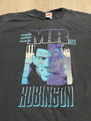 复古 David Robinson 衬衫 Nike 90 年代 Mr Robinson 圣安东尼奥马刺 NBA — 第 1/4 张图片