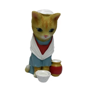 The Bradford Exchange Humble Farmer PURRfect Christmas Nativity Cat Figurine #10 - Picture 1 of 1