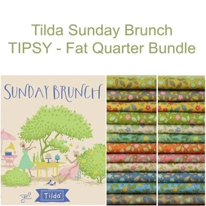 Tilda Sunday Brunch - TIPSY Fat Quarter Bundle 12 pieces - Picture 1 of 12