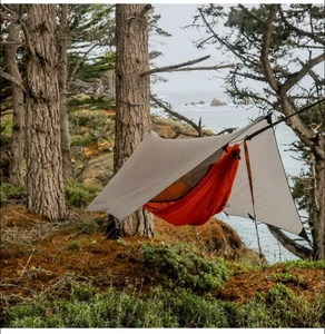 Kammok Mantis All-in-one Hammock Tent Insect Net Rainfly Orange Camping Hiking - Picture 1 of 7
