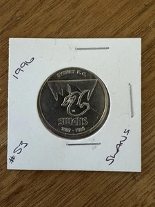 🩷1996 HERALD SUN COMMEMORATIVE MEDAL🩷SYDNEY FOOTBALL CLUB SWANS 1897- 1996🩷 - Picture 1 of 2