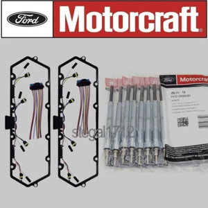 Powerstroke Diesel Valve Cover Gaskets Harness & 8 Glow Plug For 98-03 Ford 7.3 - Bild 1 von 11