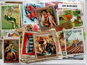 Lot 200 Briefmarken Burundi - Bild 1 von 1