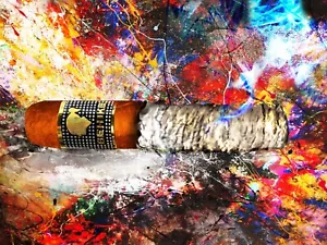 24 x 18- Cohiba BEHIKE Cigar Abstract Print on glossy paper - Picture 1 of 2
