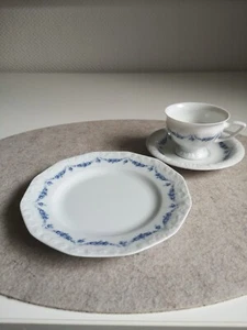 Rosenthal Maria Weiß Blau Geschirr Porzellan 6er Set - Bild 1 von 2