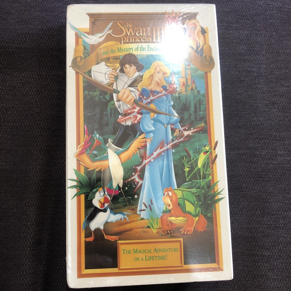 The Swan Princess - Mystery of the Enchanted Treasure (VHS, 1998, Closed Captioned)