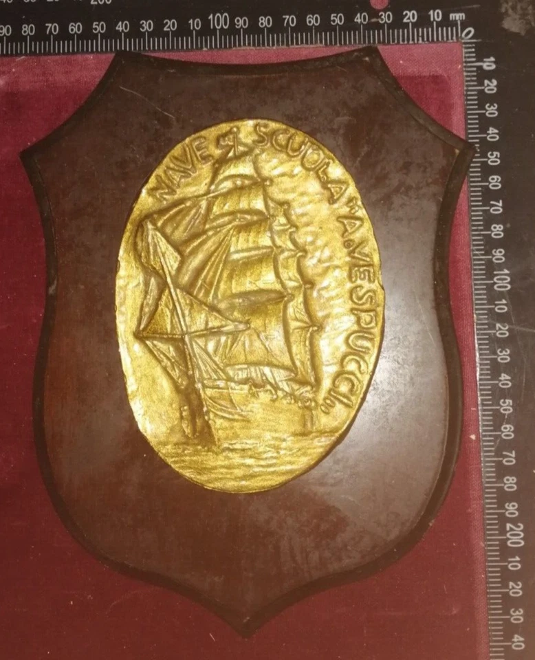 CREST MARINA MILITARE ALLIEVI UFFICIALI NAVE SCUOLA AMERIGO VESPUCCI RARITÀ! - Immagine 1 di 1