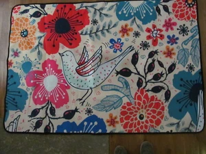 Indoor Carpet Light Weight Very Soft 4' X 5' 9" Anti Skid Backing New Never Used - Picture 1 of 3