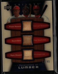 2005  Upper Deck Trilogy #GEN-HOH David Ortiz Generations of Lumber