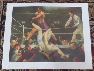 George Bellows - "Dempsey and Firpo" - Shorewood Original Laminated Art Print - Bild 1 von 1