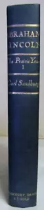 Abraham Lincoln The Prairie Years Volume 1 by Carl Sandburg 1926 Hardcover - Picture 1 of 2