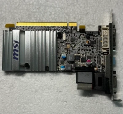 MSI ATI RADEON R5450-MD1GD3H/LP 1GB DDR3 VGA/HDMI/DVI PCI VIDEO CARD - Image 1 of 4