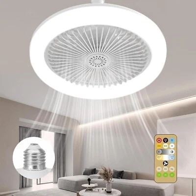VENTILATORE A SOFFITTO CON LAMPADA LED CALDA FREDDA NATURALE 3 VELOCITA' E TIMER - Immagine 1 di 4