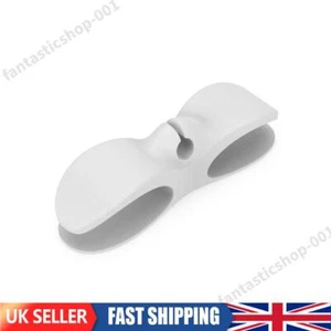 1pc Wire Cable Organizer Clip Adhesive Cord Storage Wrapper Winder (White) - Afbeelding 1 van 2