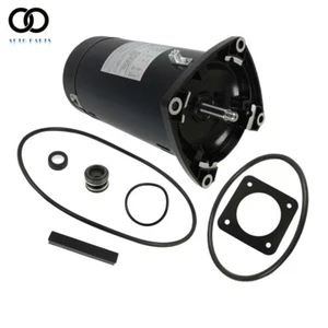 USQ1102 Pool Motor 1HP 115/230V 3450RPM 48Y Frame Square Flange Pool Pump Motor - Picture 1 of 13