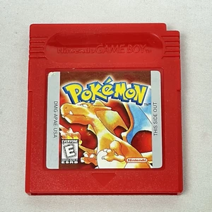 Pokemon Rosso Gameboy Color Gioco Autentico Nintendo Gameboy 1998 Batteria Nuova - Foto 1 di 3