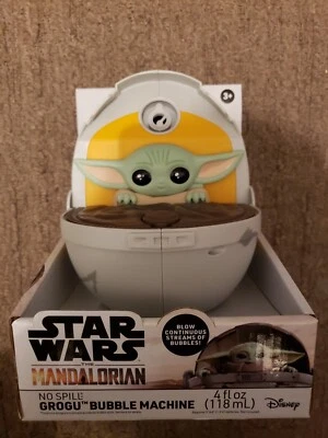 NUEVA Máquina de Burbujas Star Wars The Mandalorian Grogu Baby Yoda Nuevas Burbujas Selladas  Foto 1 de 3
