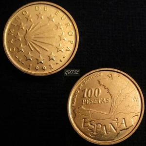 *GUTSE* J. CARLOS I-4, 100 PESETAS 1993, LIS REVERSO, SIN CIRCULAR. - Imagen 1 de 1